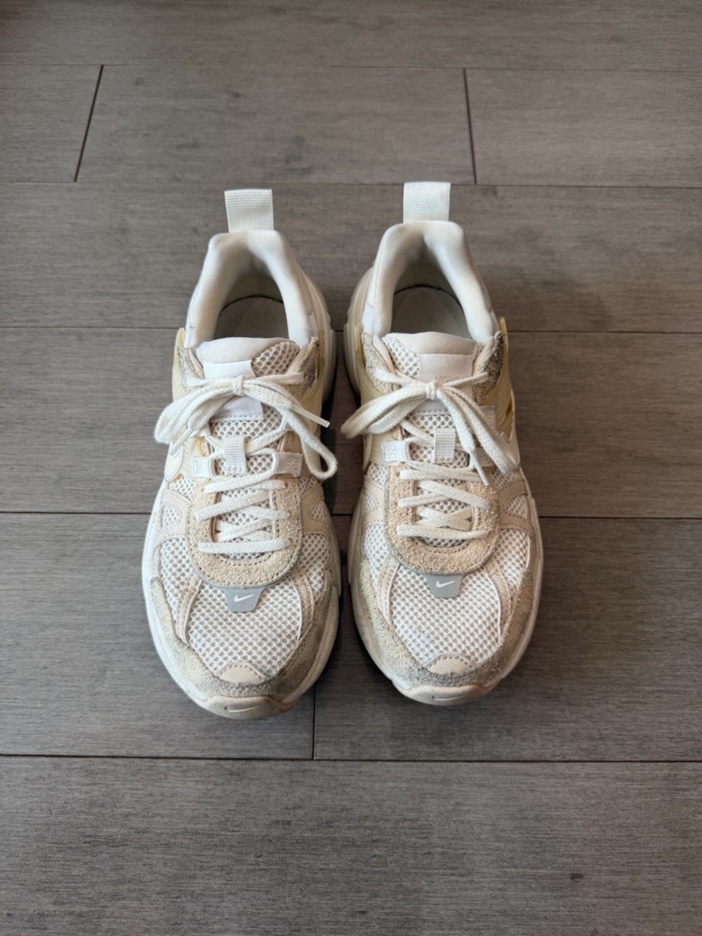 Ivory and White Nikes